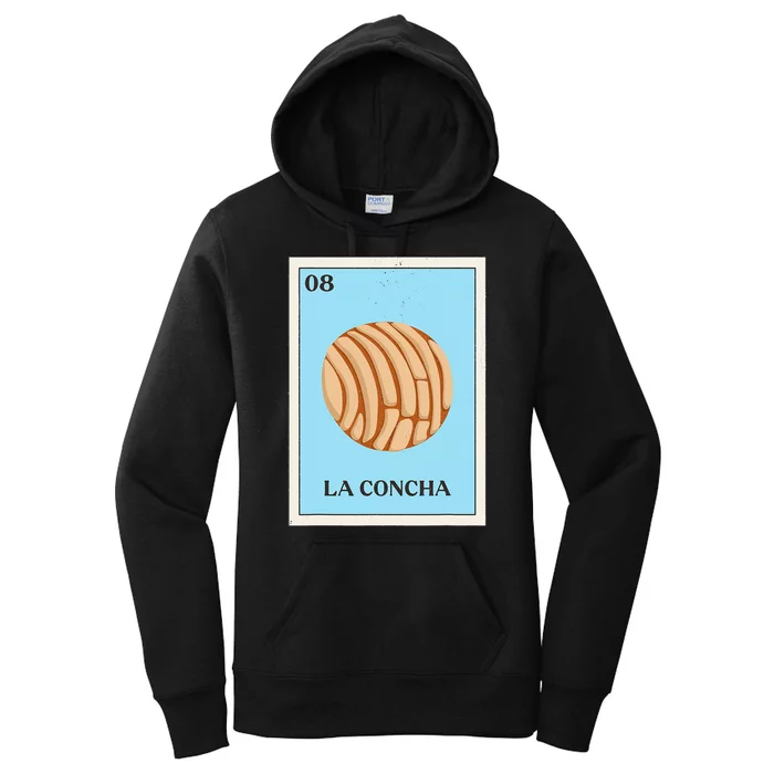 La Concha Mexican Bingo Version Women's Pullover Hoodie