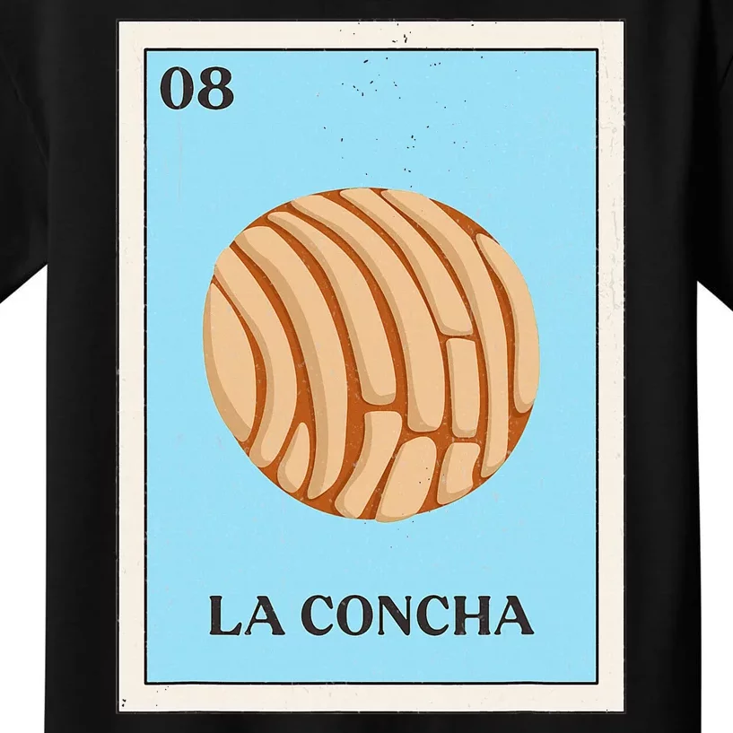 La Concha Mexican Bingo Version Kids T-Shirt