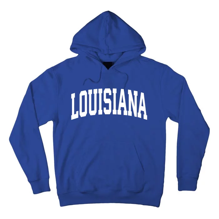 Louisiana Crewneck Meaningful Gift Sports College Style State Usa Tall Hoodie