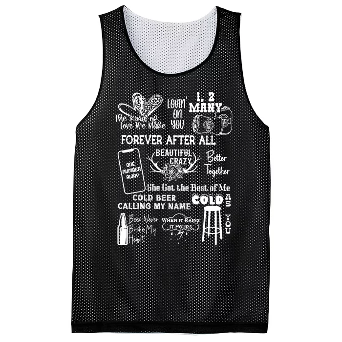 Luke Country Music Cowgirl Mesh Reversible Basketball Jersey Tank