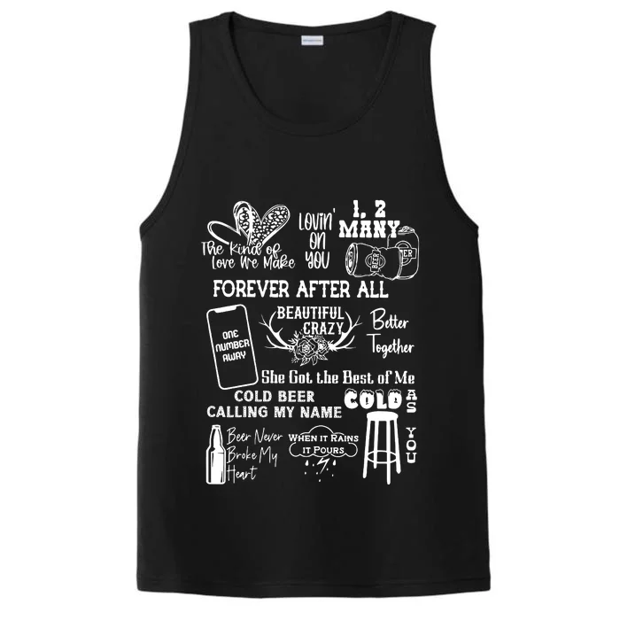 Luke Country Music Cowgirl Performance Tank