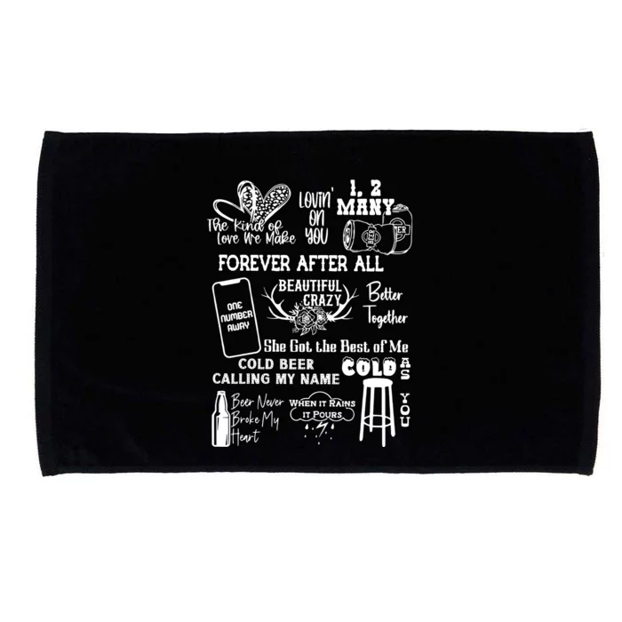 Luke Country Music Cowgirl Microfiber Hand Towel