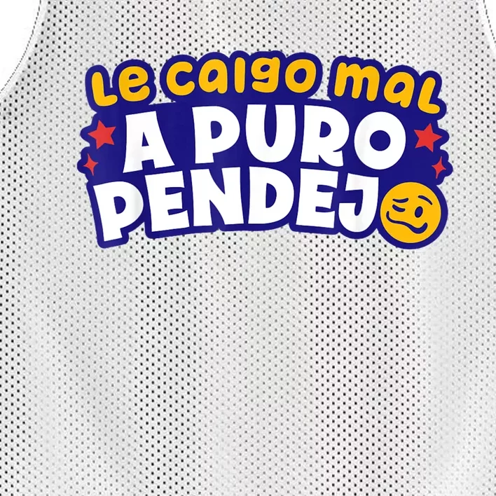 Le Caigo Mal A Puro Pendejo Mesh Reversible Basketball Jersey Tank