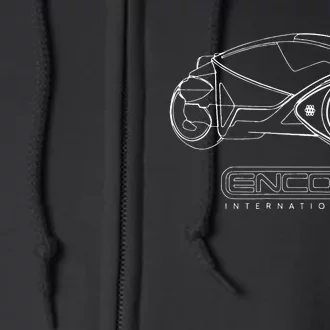 LIGHT CYCLE Motorbike ENCOM Flynn SCI FI Grid Game 80s Retro Full Zip Hoodie