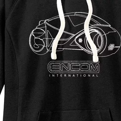 LIGHT CYCLE motorbike ENCOM Flynn SCI FI grid game 80s retro Women's Fleece Hoodie