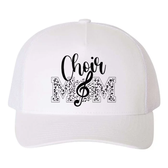 Leopard Choir Mom Choir Mama Choir Mom Gift Yupoong Adult 5-Panel Trucker Hat