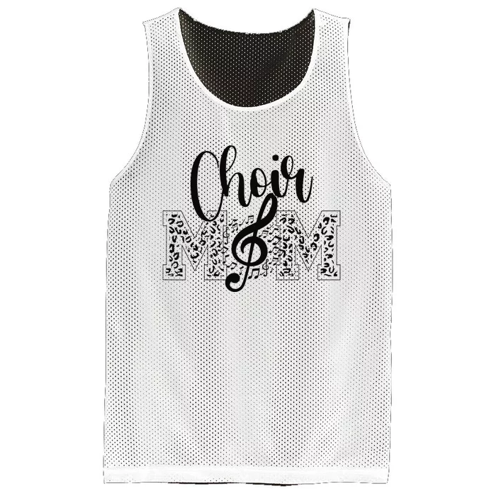 Leopard Choir Mom Choir Mama Choir Mom Gift Mesh Reversible Basketball Jersey Tank