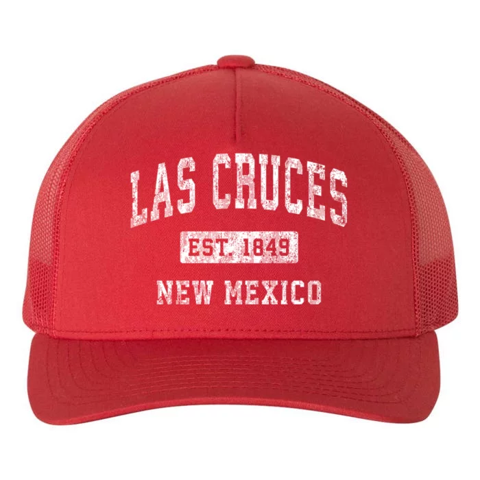 Las Cruces New Mexico Nm Vintage Established Sports Yupoong Adult 5-Panel Trucker Hat