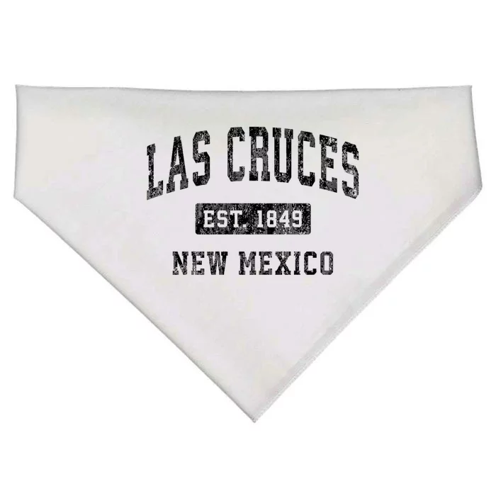 Las Cruces New Mexico Nm Vintage Established Sports USA-Made Doggie Bandana