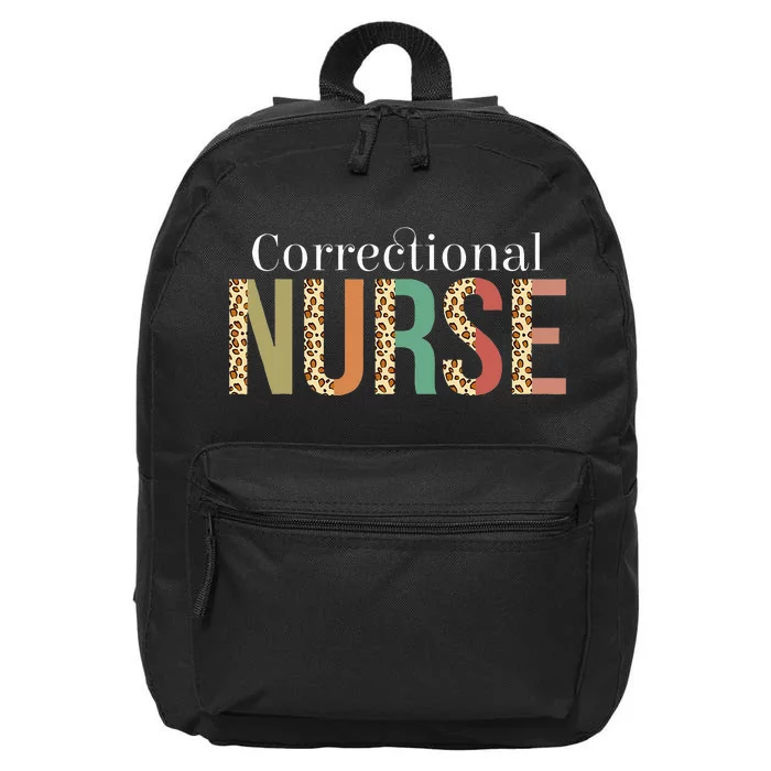 Leopard Correctional Nurse for Student 16 in Basic Backpack