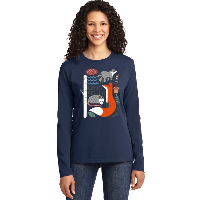 Longfellow Community Nature Ladies Long Sleeve Shirt