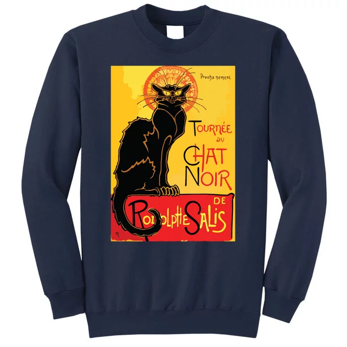 Le Chat Noir The Black Cat Tee Art Nouveau Vintage Sweatshirt