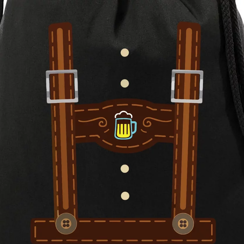 Lederhosen Costume Oktoberfest Gifts German Beer Fest Drawstring Bag