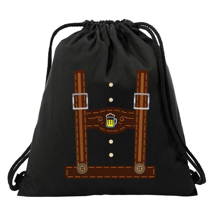 Lederhosen Costume Oktoberfest Gifts German Beer Fest Drawstring Bag