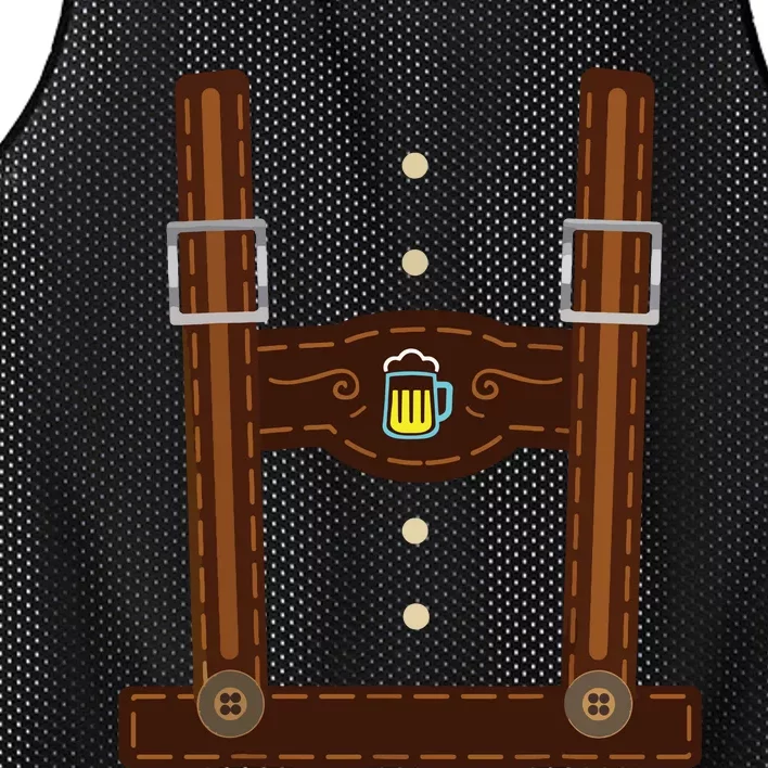 Lederhosen Costume Oktoberfest Gifts German Beer Fest Mesh Reversible Basketball Jersey Tank