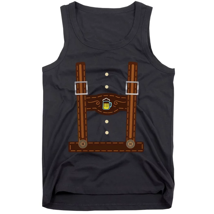 Lederhosen Costume Oktoberfest Gifts German Beer Fest Tank Top