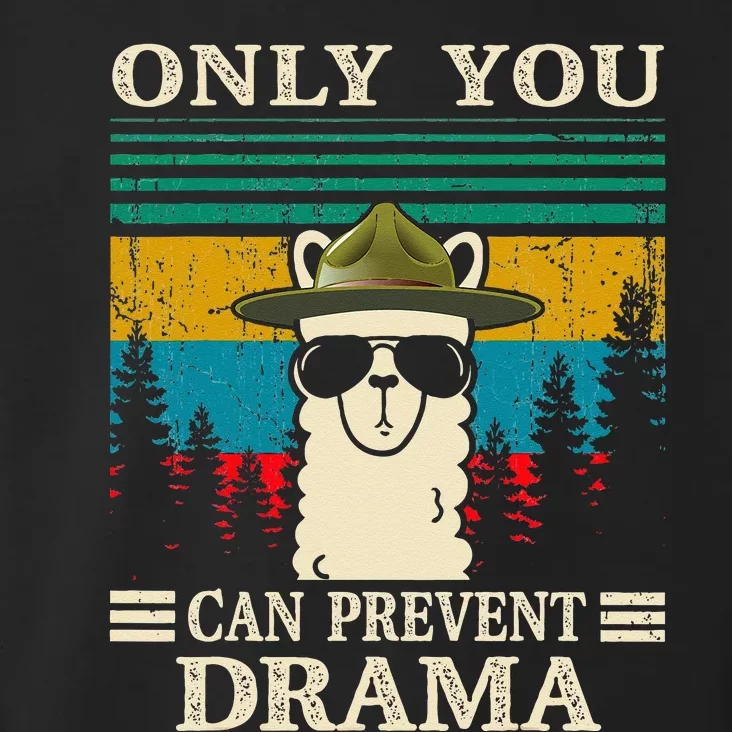 Llama Camping Only You Can Prevent Drama Gifts Men Women Toddler Hoodie