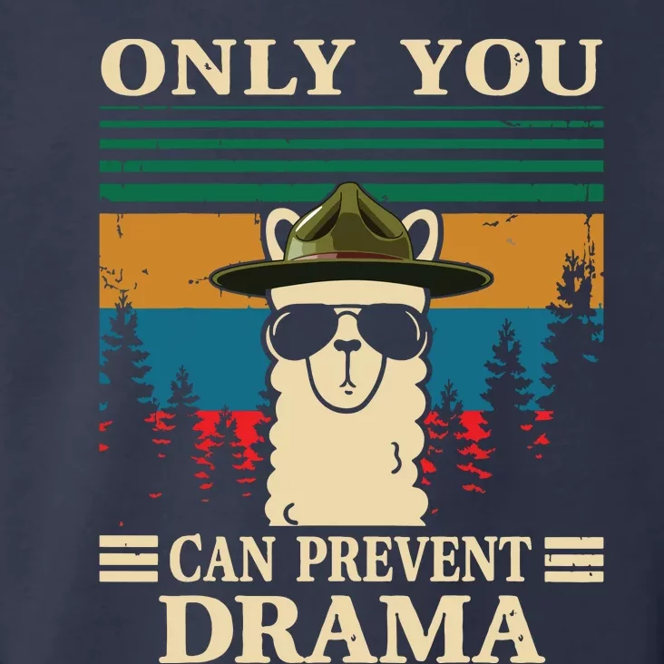 Llama Camping Only You Can Prevent Drama Gifts Men Women Toddler Hoodie