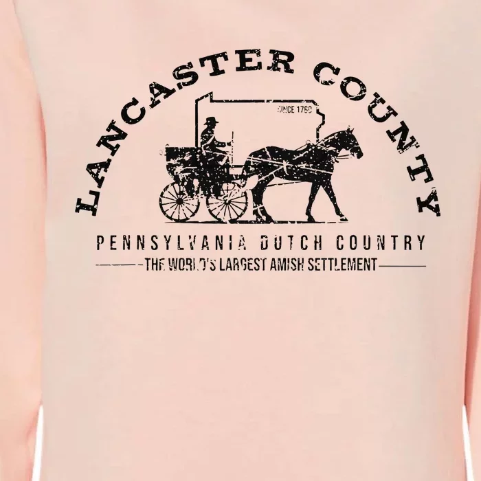 Lancaster County Pennsylvania Amish Settlement Est 1760 Womens California Wash Sweatshirt