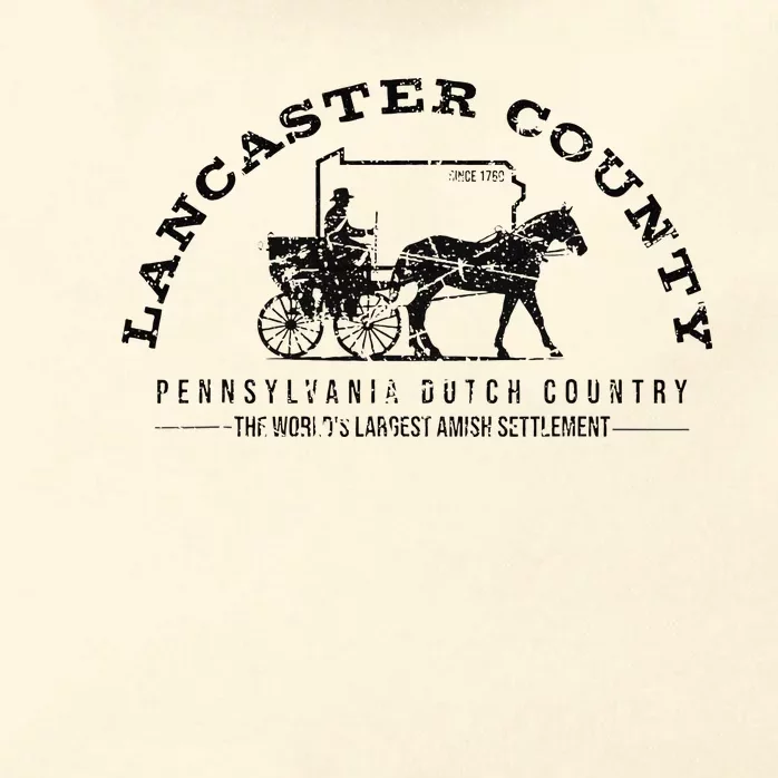 Lancaster County Pennsylvania Amish Settlement Est 1760 Zip Tote Bag