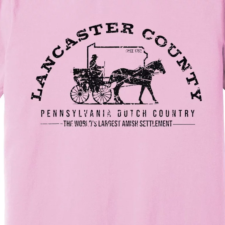 Lancaster County Pennsylvania Amish Settlement Est 1760 Premium T-Shirt