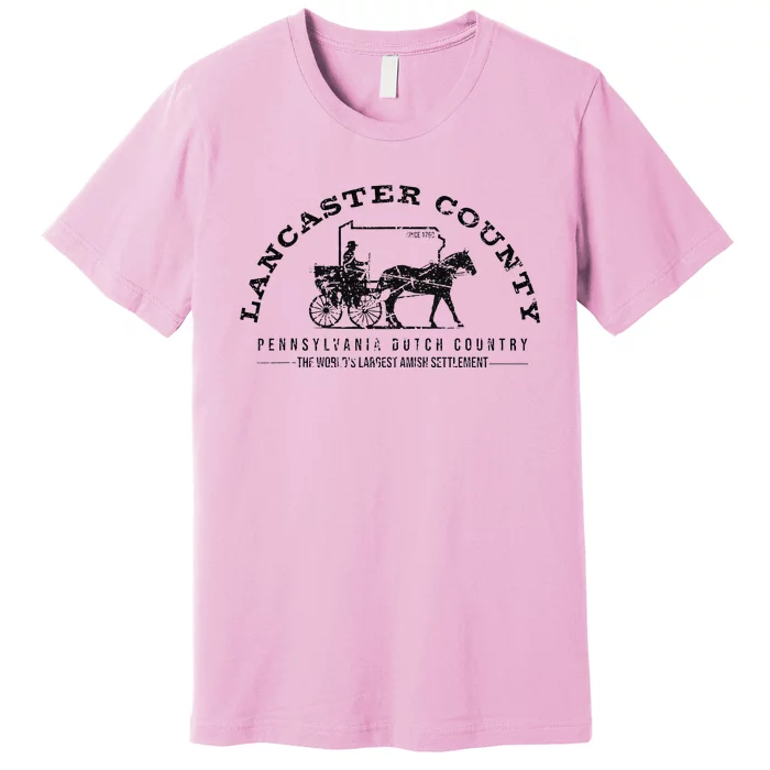 Lancaster County Pennsylvania Amish Settlement Est 1760 Premium T-Shirt