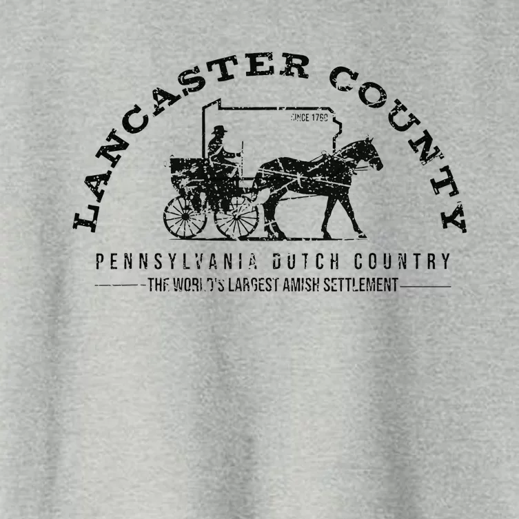 Lancaster County Pennsylvania Amish Settlement Est 1760 Women's Crop Top Tee