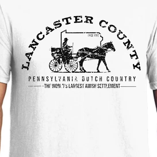 Lancaster County Pennsylvania Amish Settlement Est 1760 Pajama Set