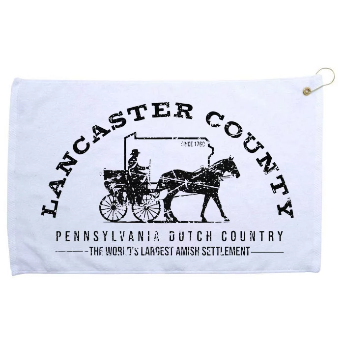 Lancaster County Pennsylvania Amish Settlement Est 1760 Grommeted Golf Towel