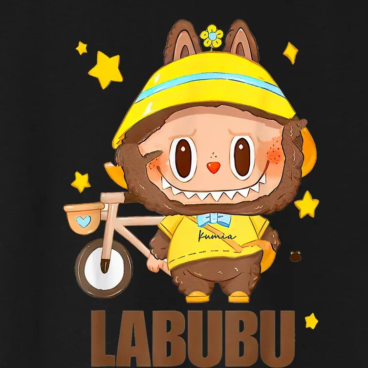 Labubu Classic Pose Labubu Lover Gift Women's Crop Top Tee