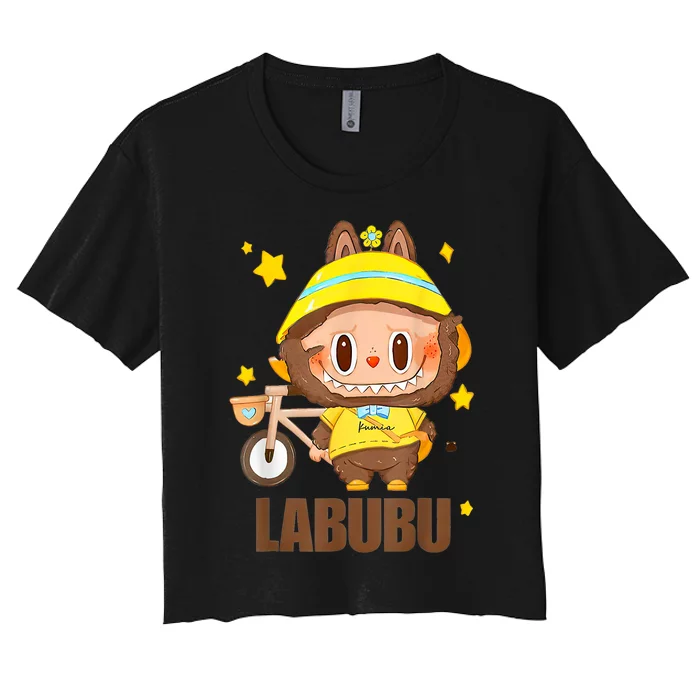 Labubu Classic Pose Labubu Lover Gift Women's Crop Top Tee