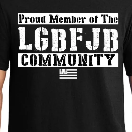 LGBFJB Community Proud Member USA Army Flag Pajama Set