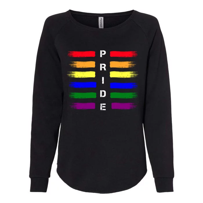 Lgbtq Colorful Paint Pride Be You Brush Inspire World Meaningful Gift Womens California Wash Sweatshirt