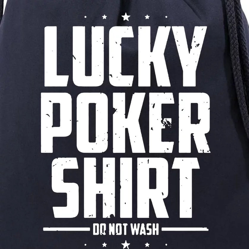 Lucky Charm Poker Texas Holdem Casino Poker Face Gambling Online Poker Drawstring Bag