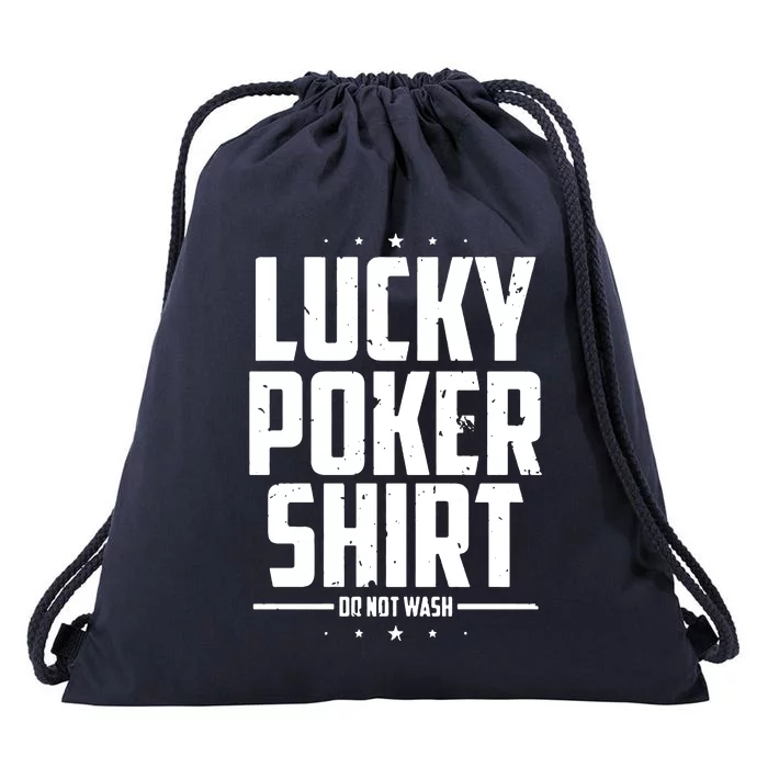 Lucky Charm Poker Texas Holdem Casino Poker Face Gambling Online Poker Drawstring Bag