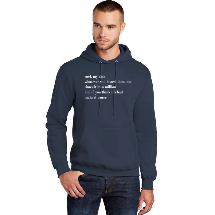 Leah Confessional Quote Hoodie