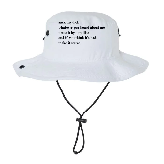 Leah Confessional Quote Legacy Cool Fit Booney Bucket Hat