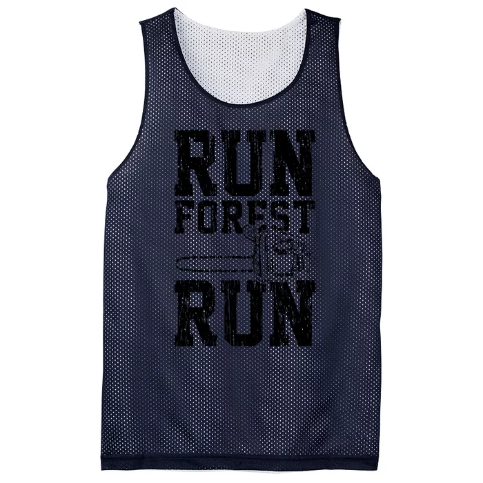 Lumberjack Chainsaw Run Forest Run Funny Mesh Reversible Basketball Jersey Tank