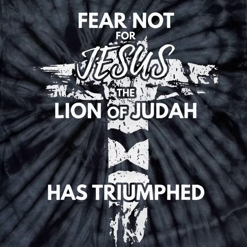 Lion Cross Revelation 55 Bible Verse Gift Tie-Dye T-Shirt