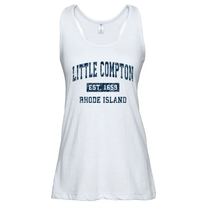 Little Compton Rhode Island Ri Vintage Sports Ladies Essential Flowy Tank