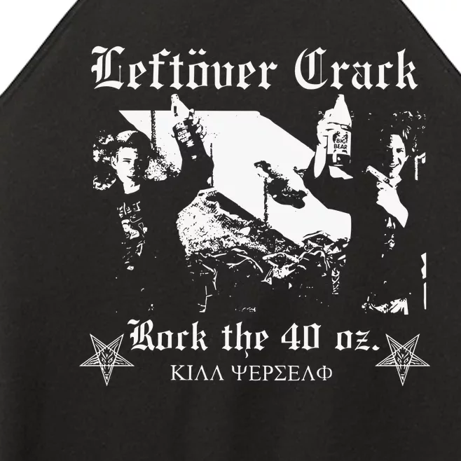 Leftover Crack Rock The 40 Oz Women’s Perfect Tri Rocker Tank