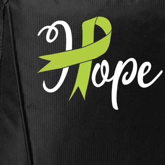 Lymphoma Cancer Ribbon City Backpack