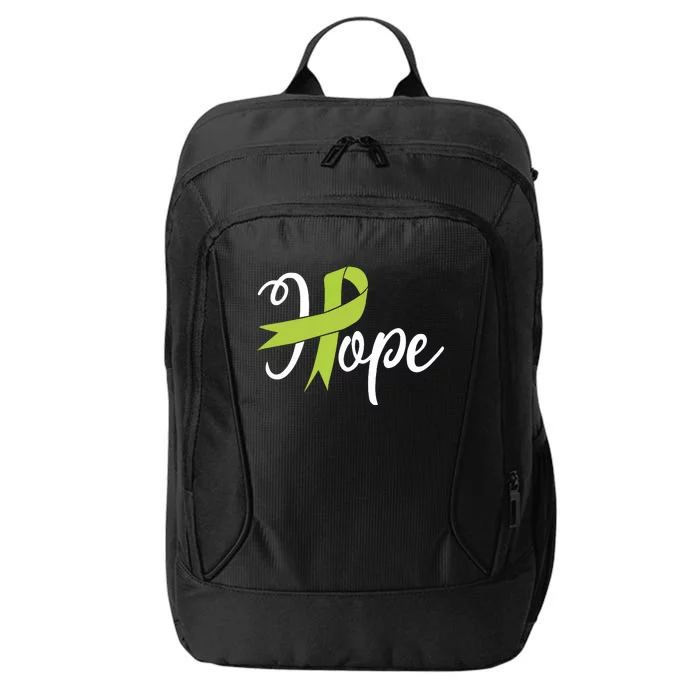 Lymphoma Cancer Ribbon City Backpack