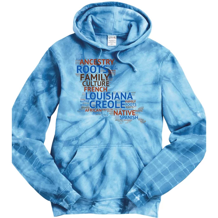 Louisiana Creole Roots Tie Dye Hoodie