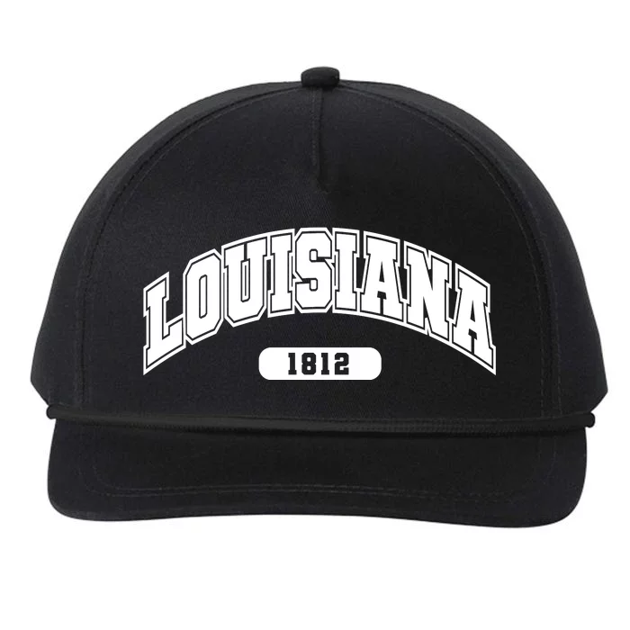 Louisiana Collegiate Style 1812 Snapback Five-Panel Rope Hat