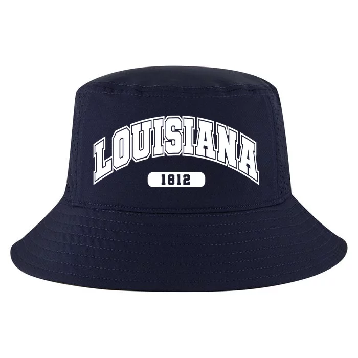 Louisiana Collegiate Style 1812 Cool Comfort Performance Bucket Hat