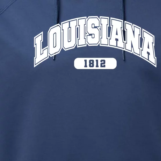 Louisiana Collegiate Style 1812 Performance Fleece Hoodie