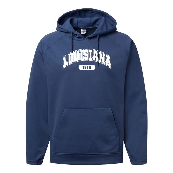 Louisiana Collegiate Style 1812 Performance Fleece Hoodie