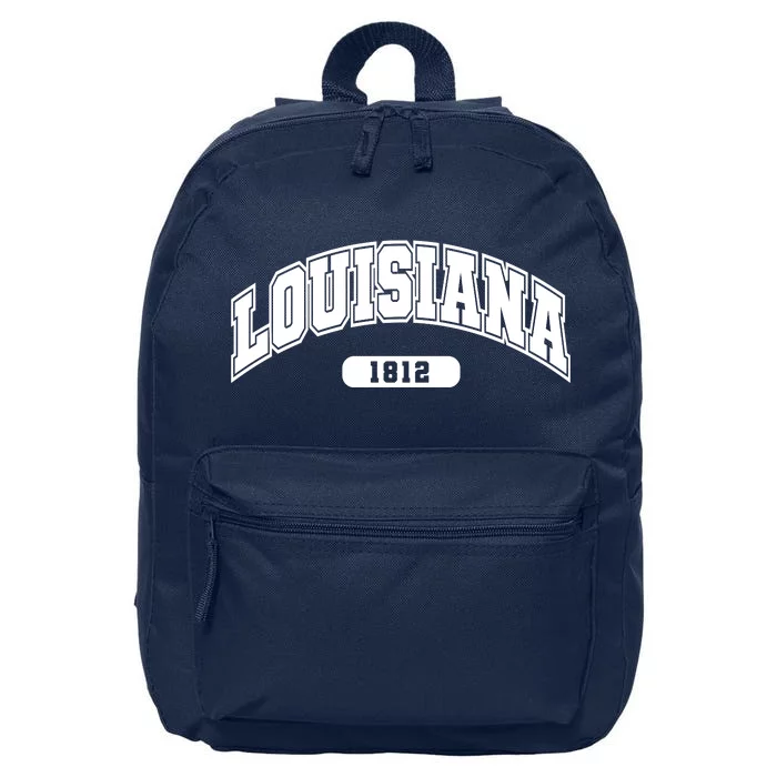 Louisiana Collegiate Style 1812 16 in Basic Backpack