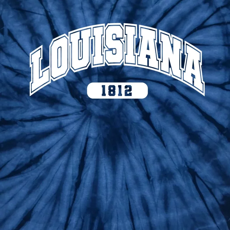 Louisiana Collegiate Style 1812 Tie-Dye T-Shirt